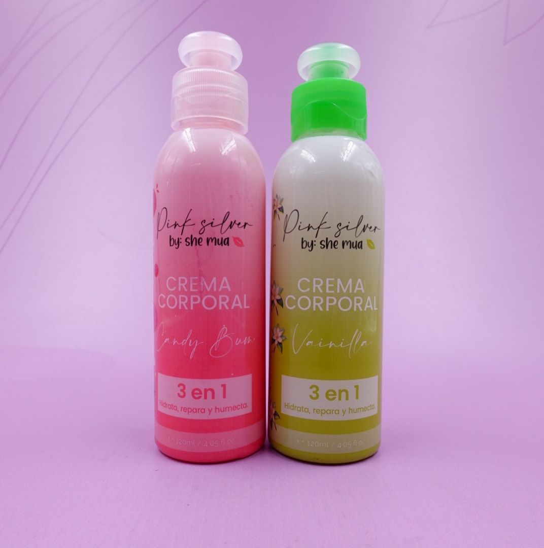CREMA CORPORAL 3 EN 1 120ML PINK SILVER
