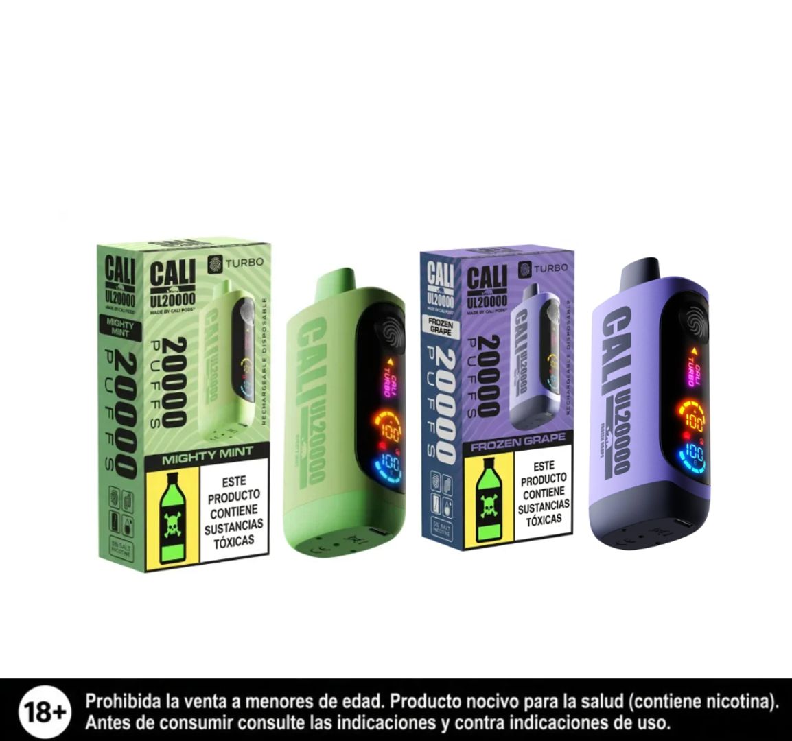 2 Cali 20.000 Puffs