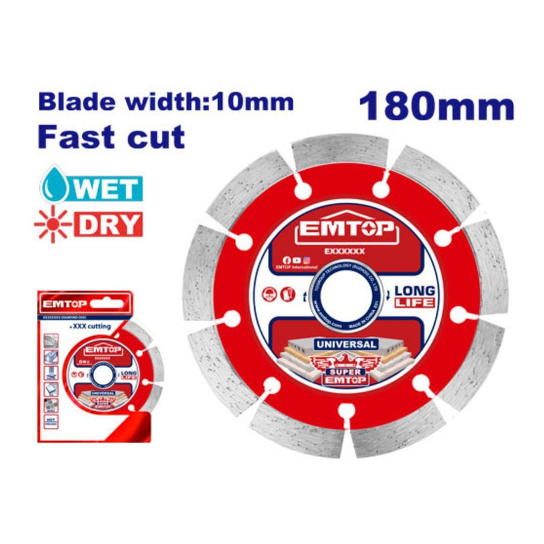 EMTOP DISCO 7" DIAMANTADO SEGMENTADO SUPER EMTOP