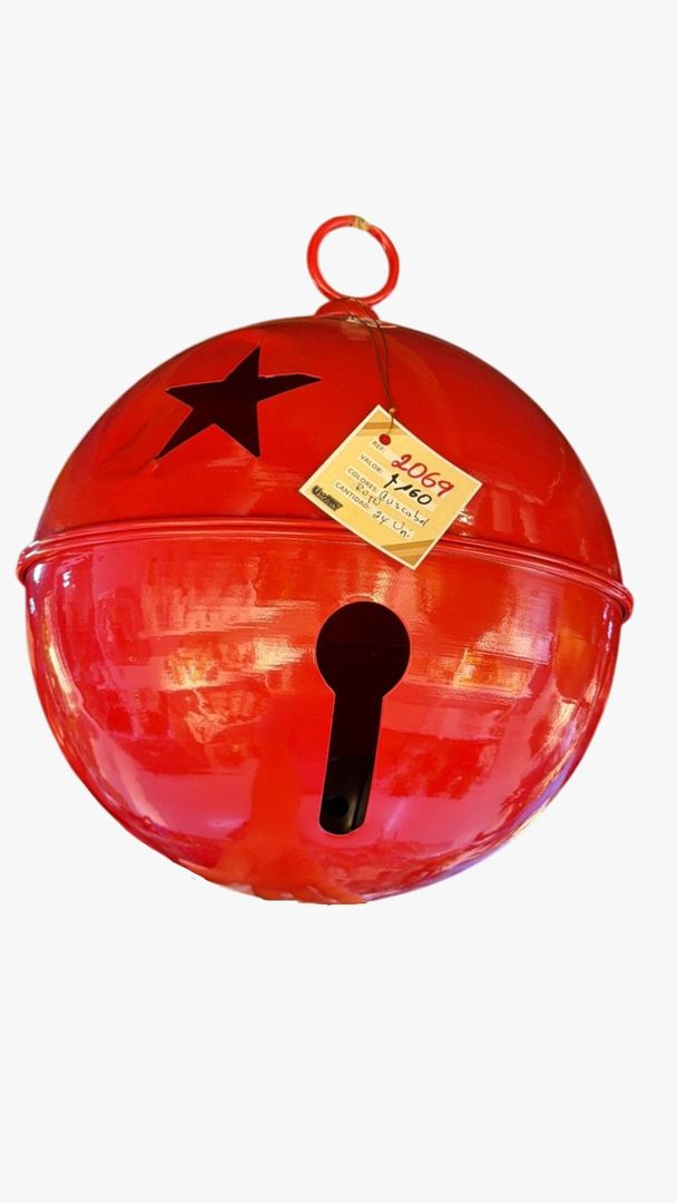 CASCABEL METALICO ROJO