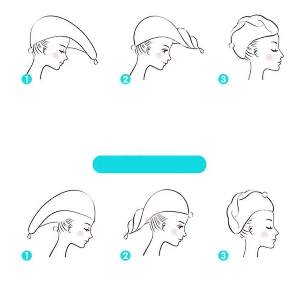 Toalla para cabello orejas 