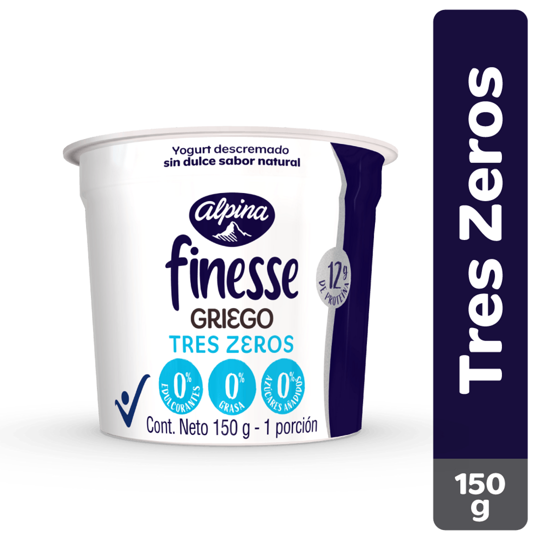 YOGURT GRIEGO FINESSE TRES ZEROS*150G