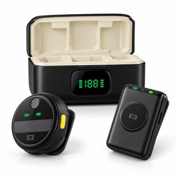 Imagen del producto Micrófono Inalámbrico SX21 Pro con Estuche de Carga para Celular