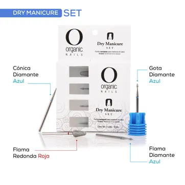 Imagen del producto DRY MANICURE SET *4