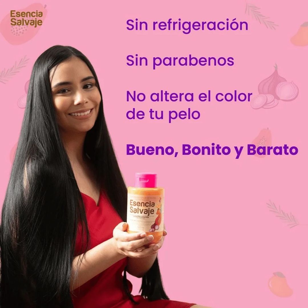 Tratamiento Capilar de frutas- Esencia salvaje