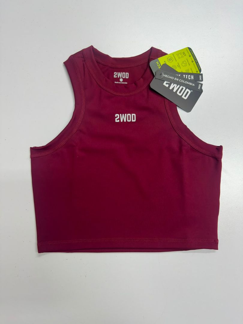 CROP TOP VINOTINTO