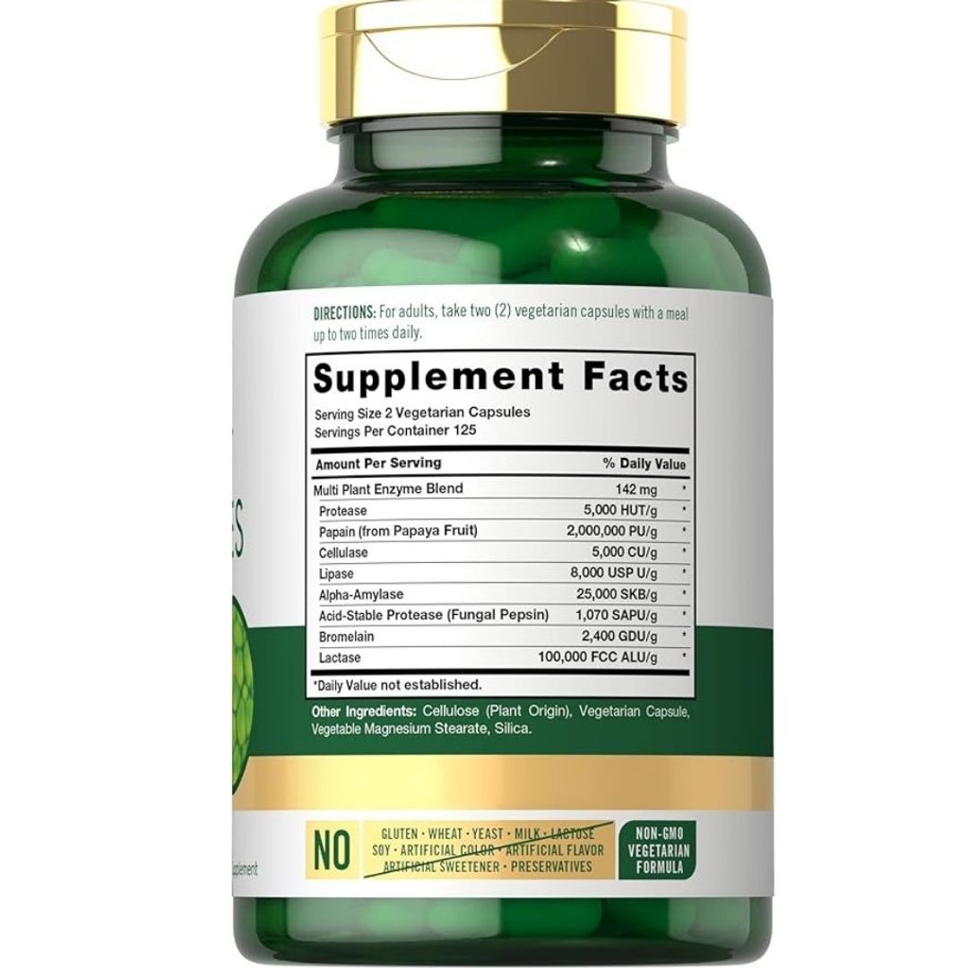 Enzimas vegetales 250cap