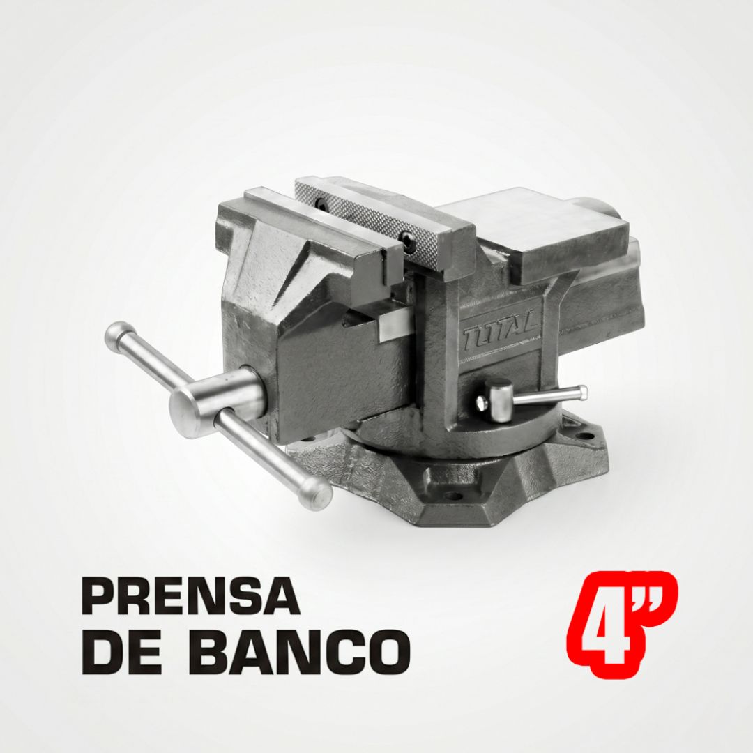 PRENSA DE BANCO 4" 1.300KG GIRATORIA