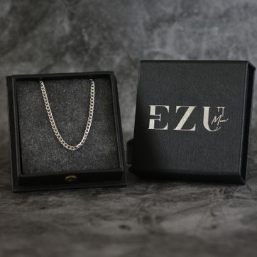 Cadena cubana 3mm-Silver - imagen 2