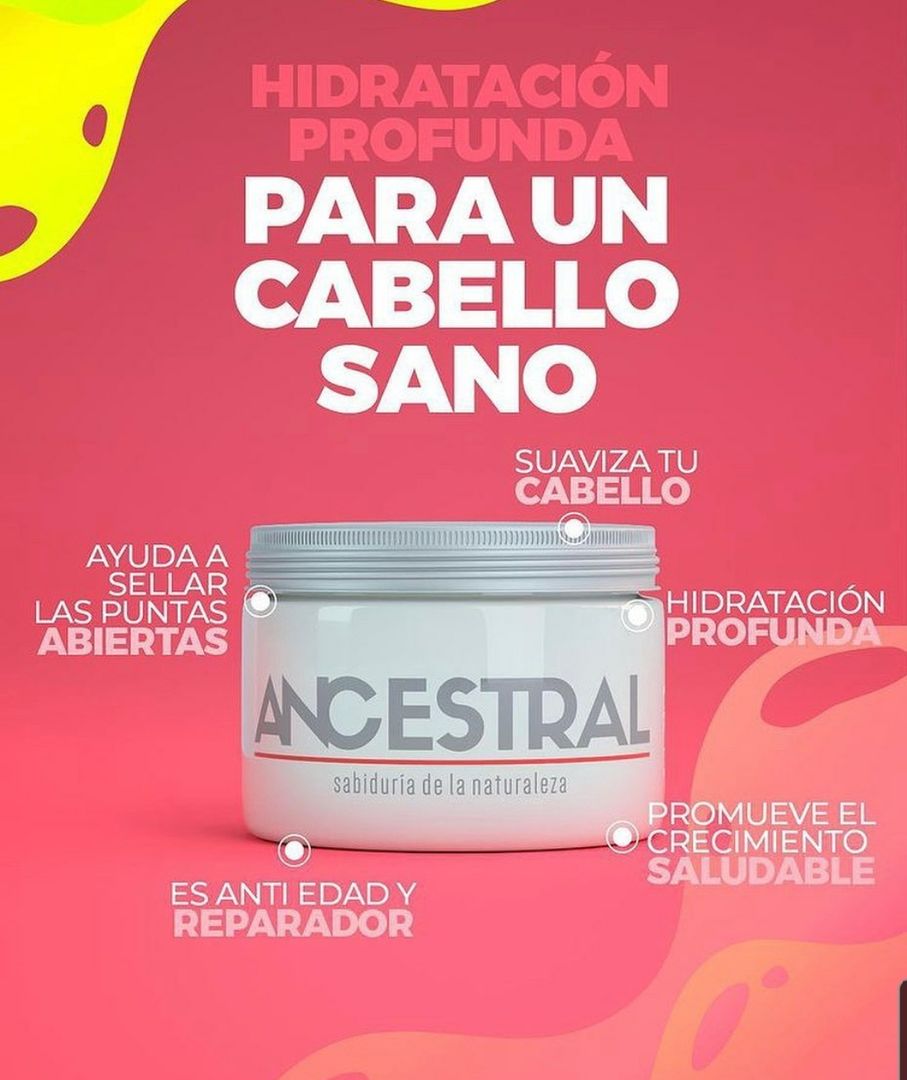 Mascarilla Ancestral capilar la pocion