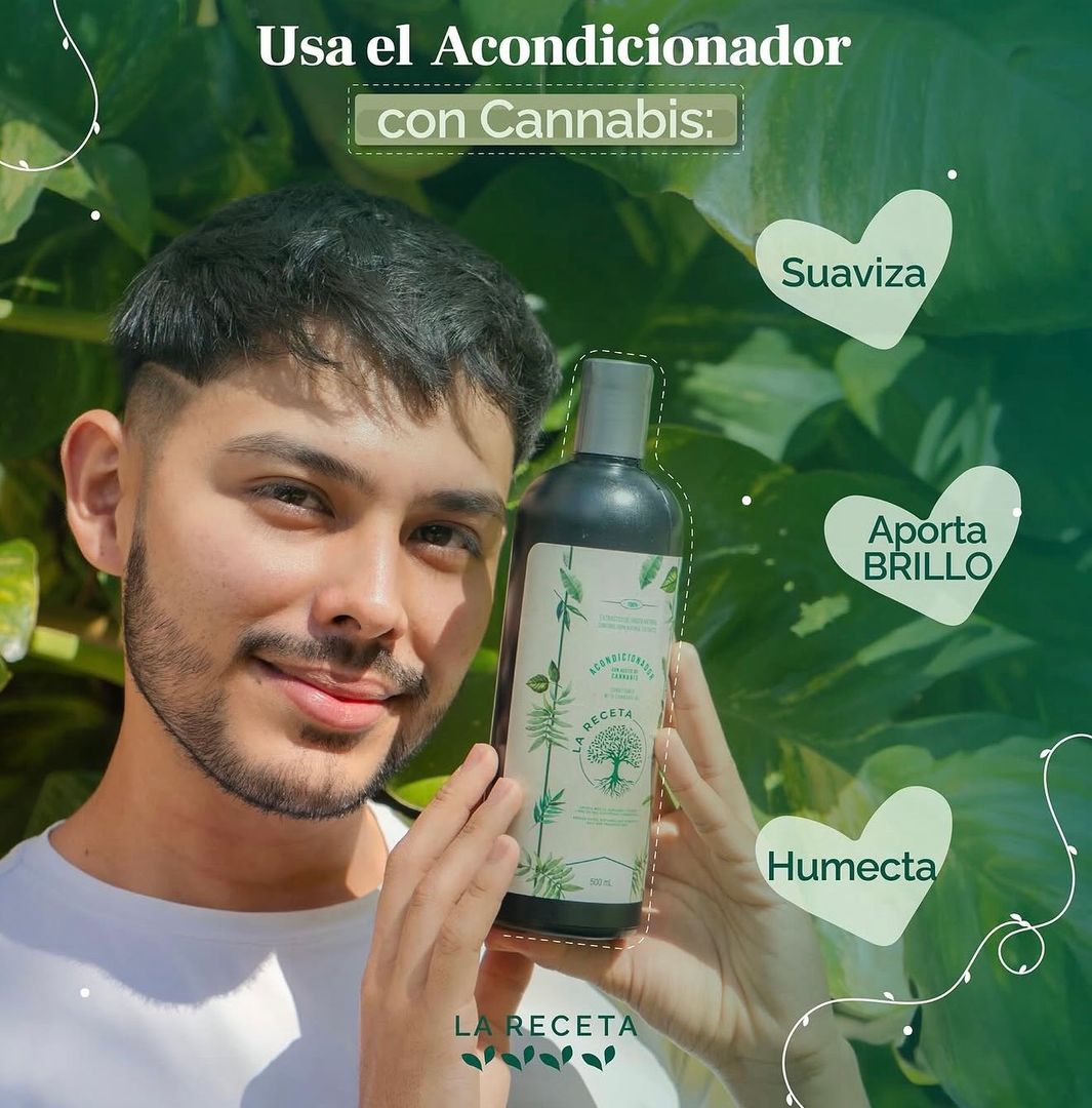 Acondicionador con aceite de cannabis