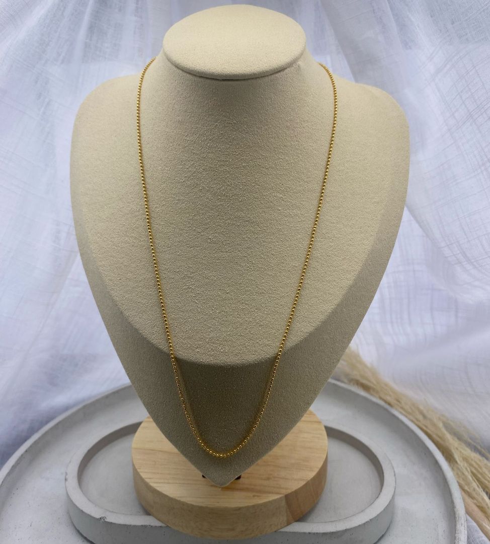 Cadena grande, oro laminado 