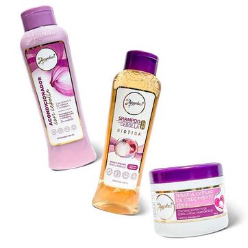 Imagen del producto Kit Cebolla Anyeluz (Shampoo+Acodicionador+Mascarilla)