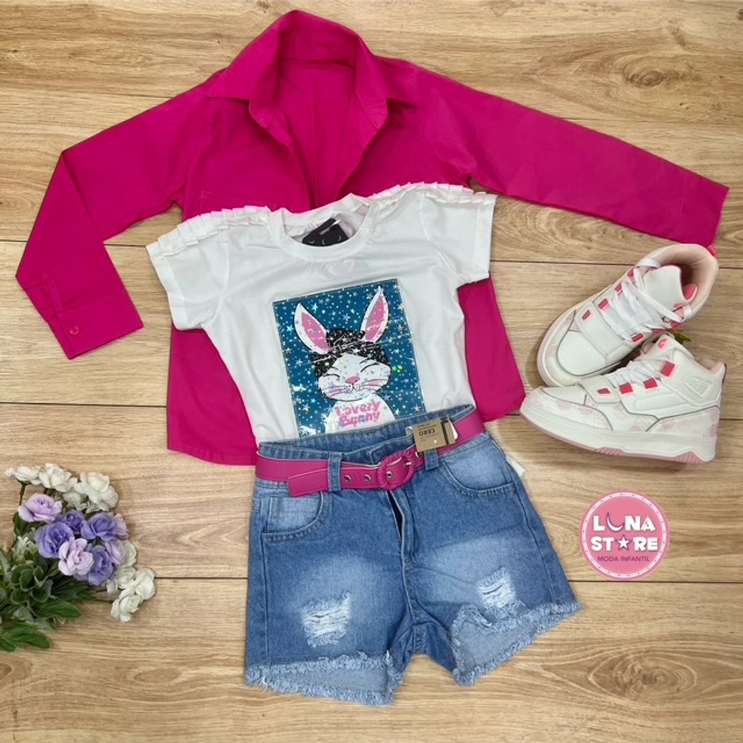 CONJUNTO TRIO DE SHORT