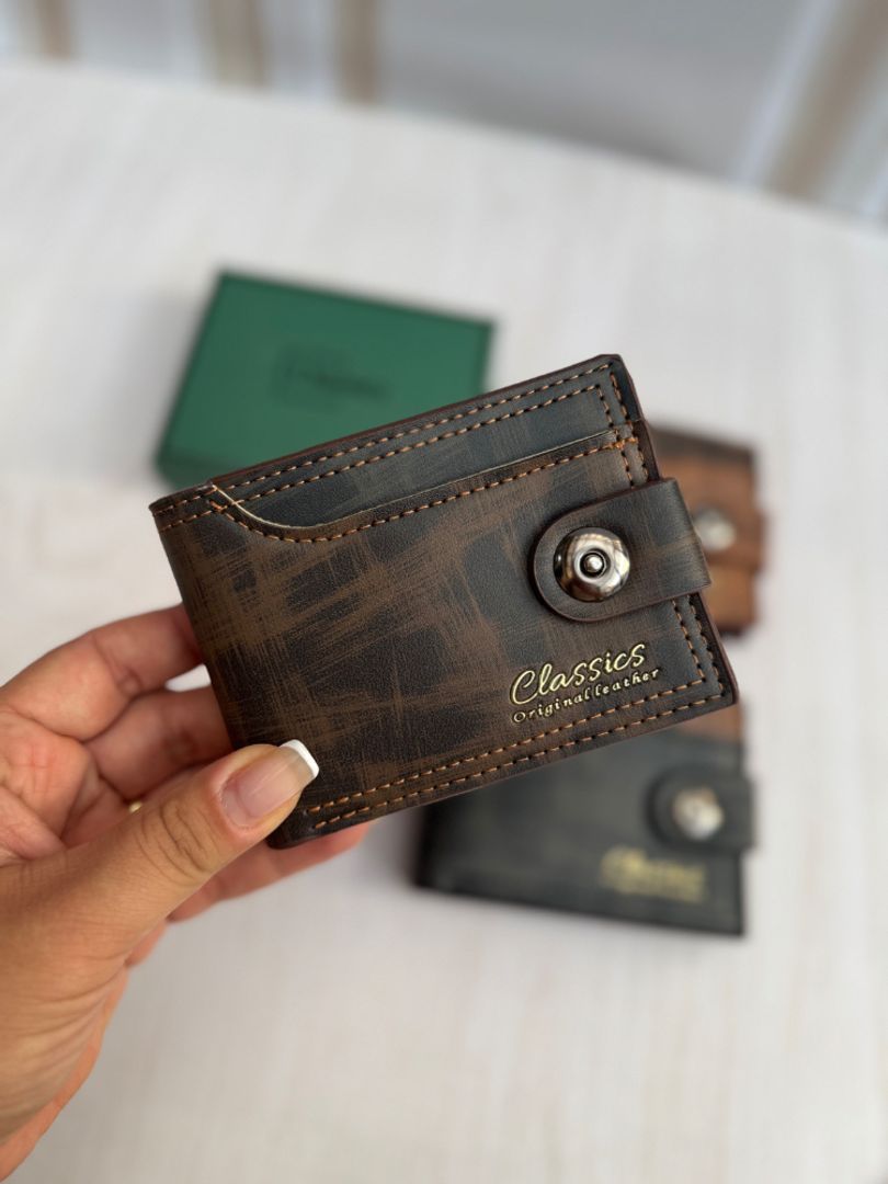 Billetera para hombre en caja 