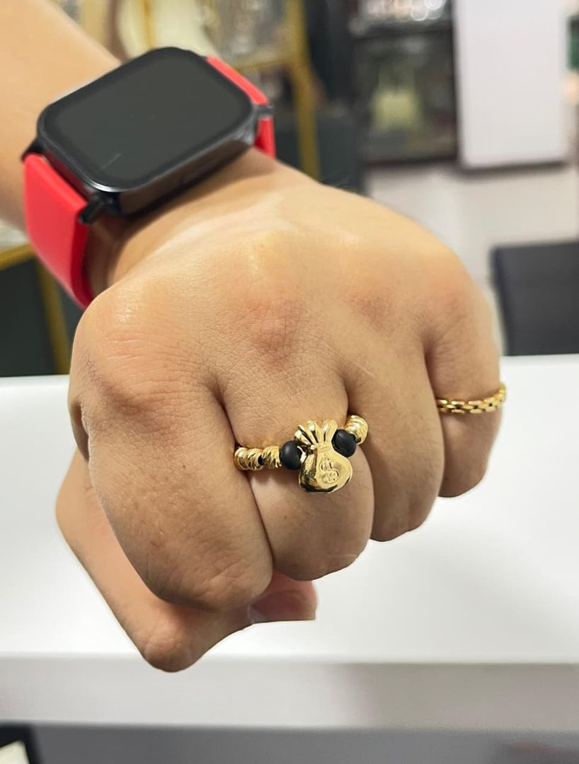 Anillo bolsa dinero balin italy 4mm