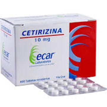 Imagen del producto CETIRIZINA 10MG ECAR SOB X 10 TAB