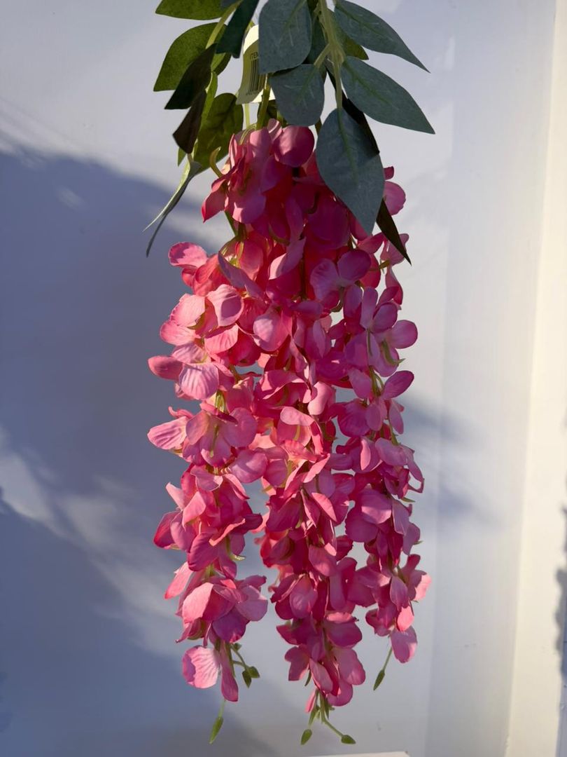 COLGANTE X 4 GRUESA FUCSIA