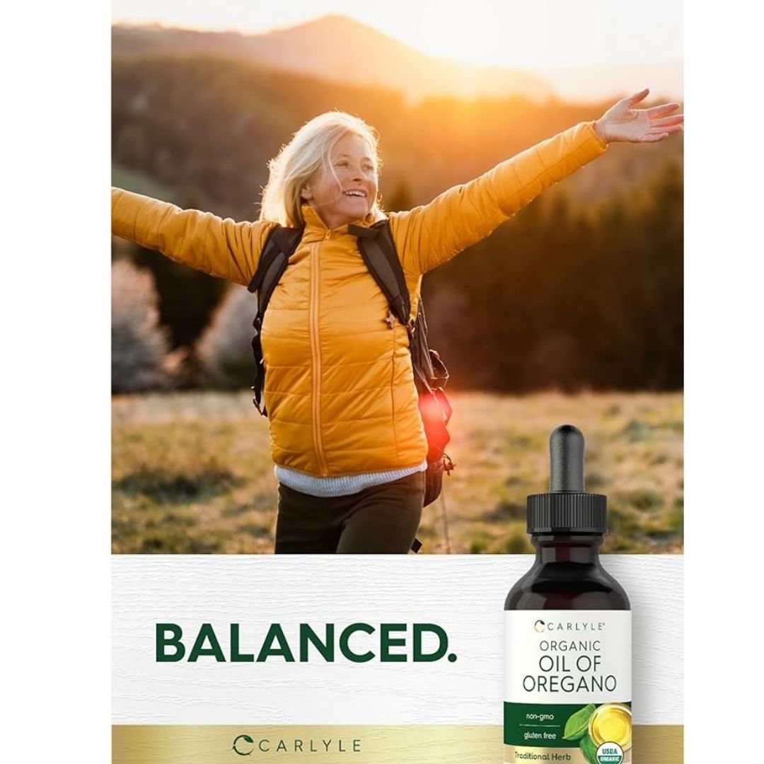 Aceite orgánico de orégano 2 onzas líquidas CARLYLE