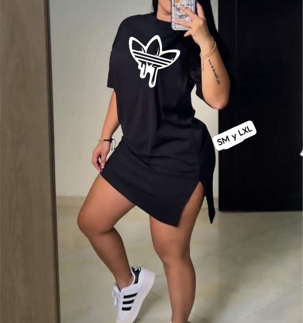 VESTIDO CON ABERTURA 