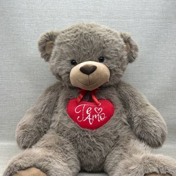 Imagen del producto Oso de peluche bordado Te Amo de 100 cm 