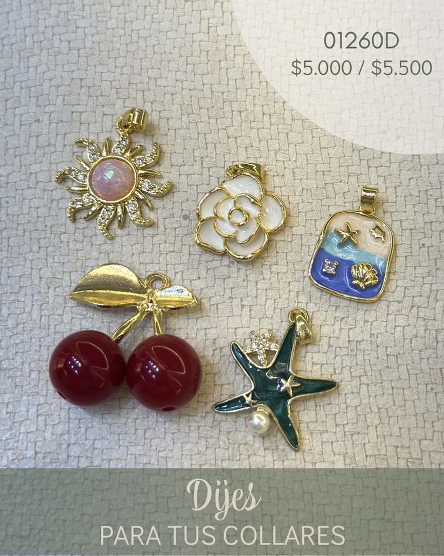 Collar ábaco con dije