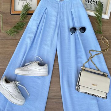 FALDA PANTALON CON CINTURON Y BOTONES VY2560 - imagen 1