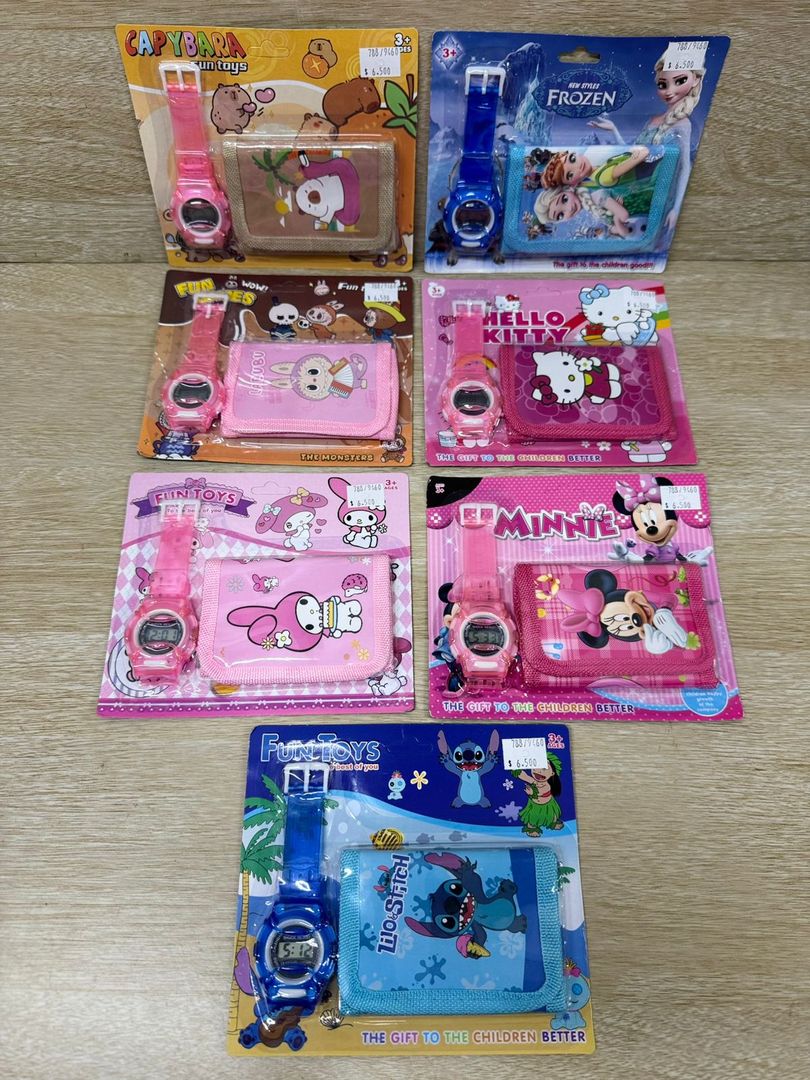 788 RELOJ/ BILLETERA NIÑAS