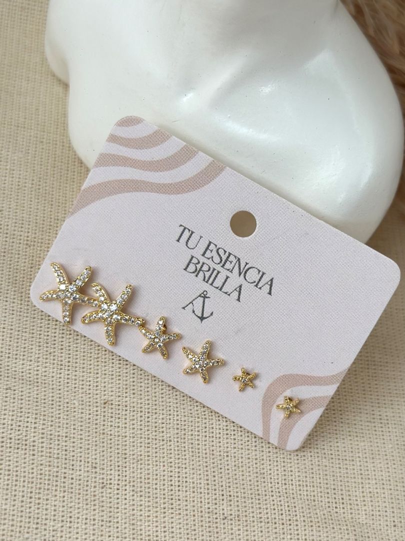 Set topo estrella de mar 