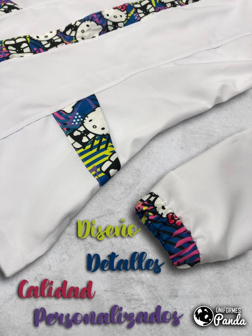 Bata Antifluido Estampada 
