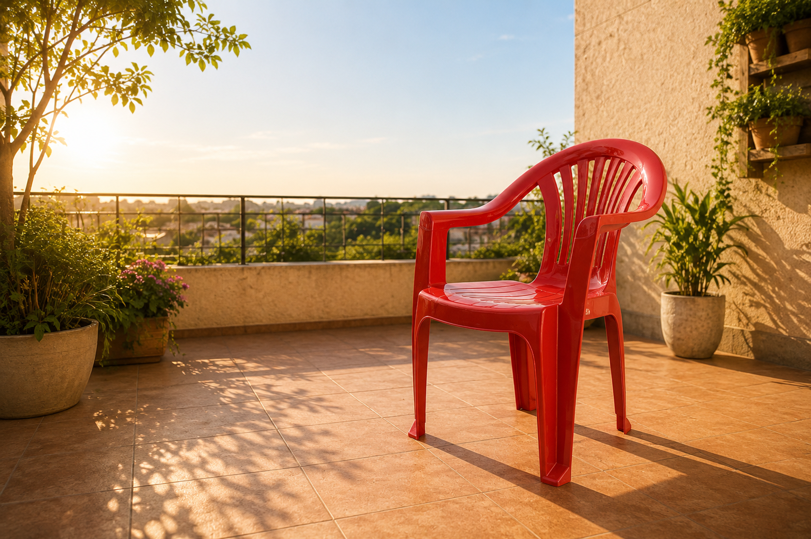 SILLA OASIS ROJA-CLP