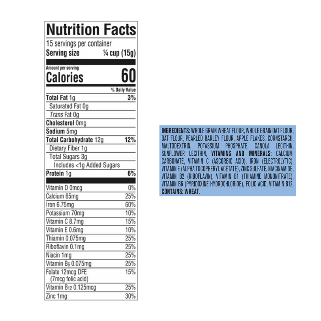 Cereal Multigrano, Manzana GERBER