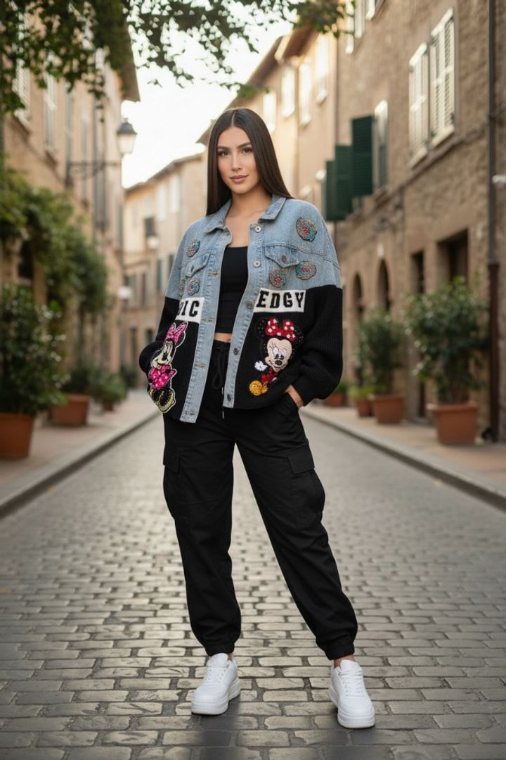 CHAQUETA MICKEY LAN Y DENIM
