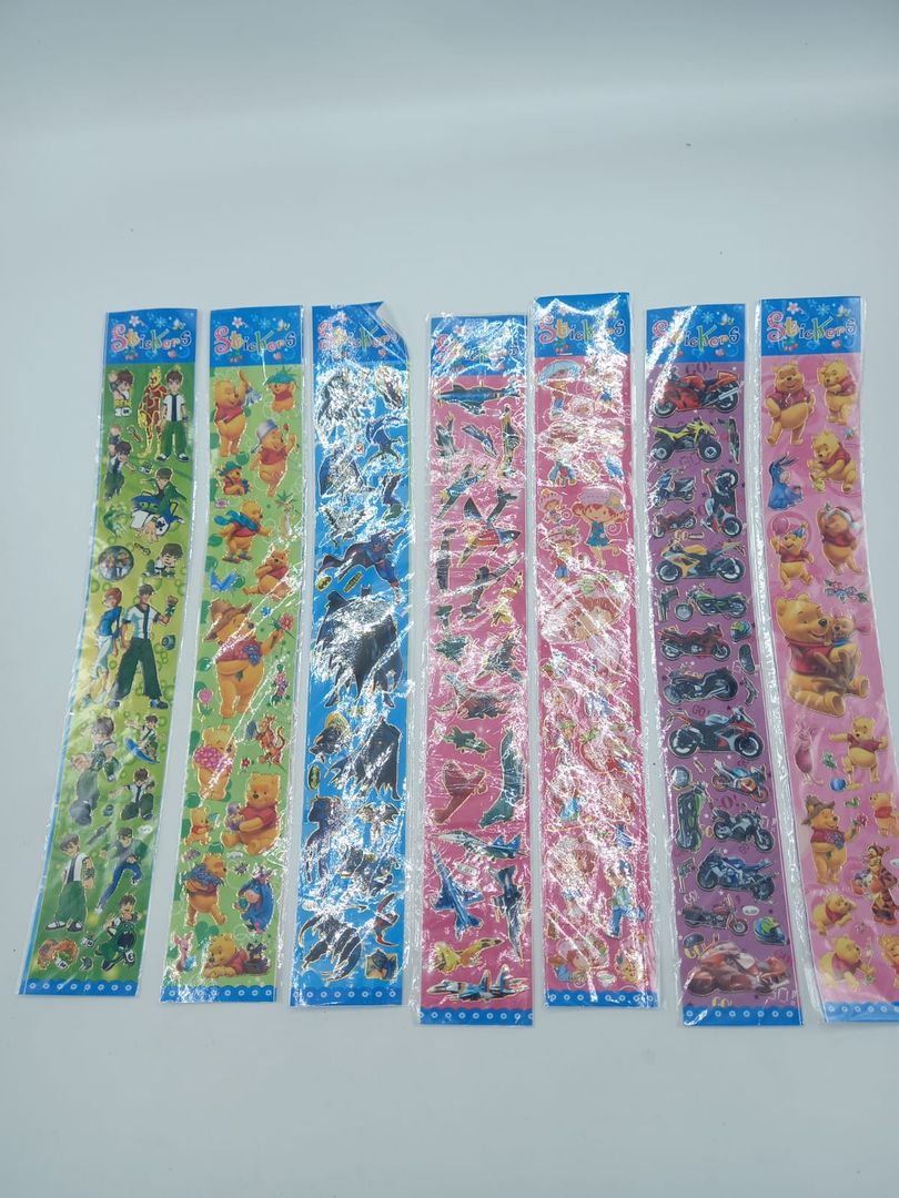 Docena de stikers largos 