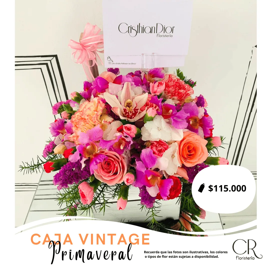 Caja Vintage Primaveral