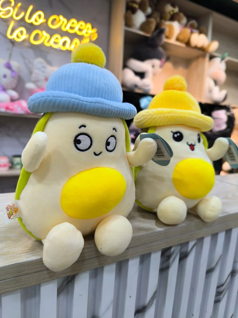 * PELUCHE AGUACATE SOMBRERO 25cm*