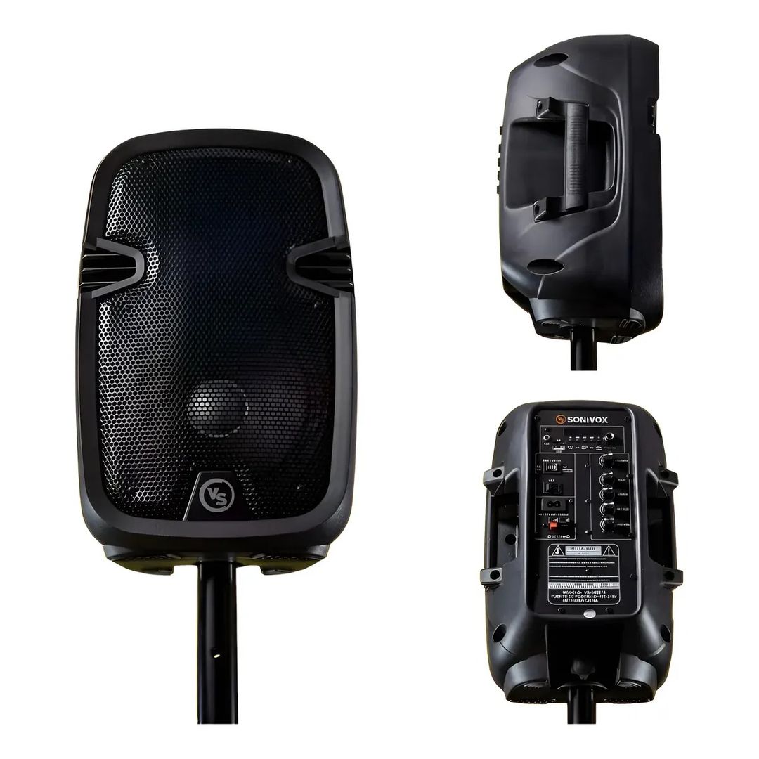 BAFLE SONIVOX 8 PULG CON MICROFONO