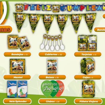 Imagen del producto DECORACIÓN DINOSAURIOS