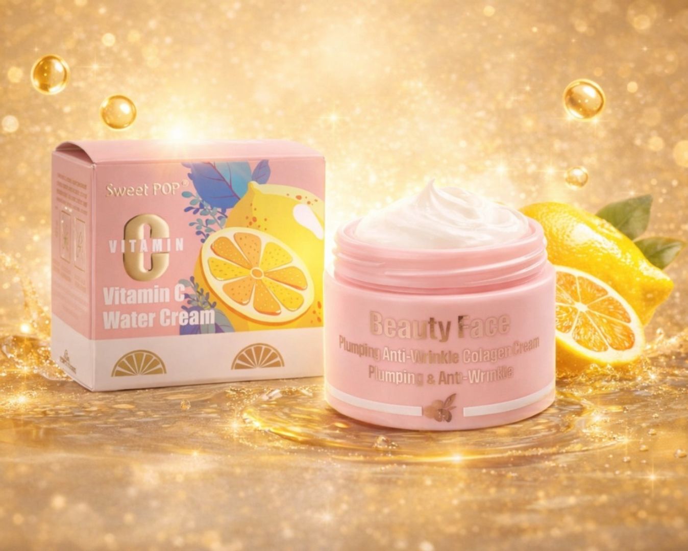 CREMA FACIAL EN GEL DE VITAMINA C SWEET POP SP-0004VC