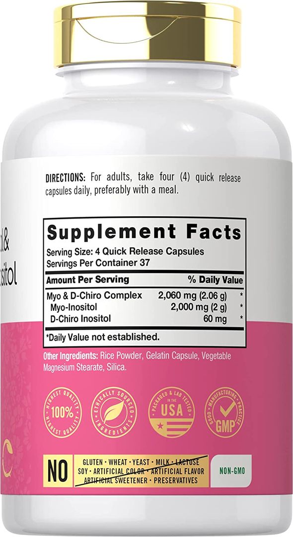 CARLYLE Myo-Inositol & D-Chiro Inositol 
