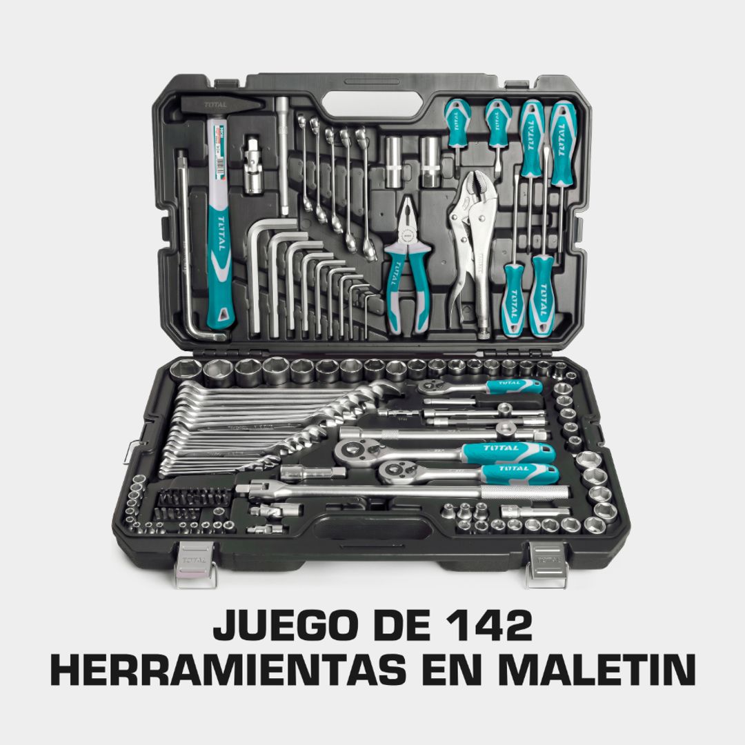SET HERRAMIENTAS 142 PIEZAS