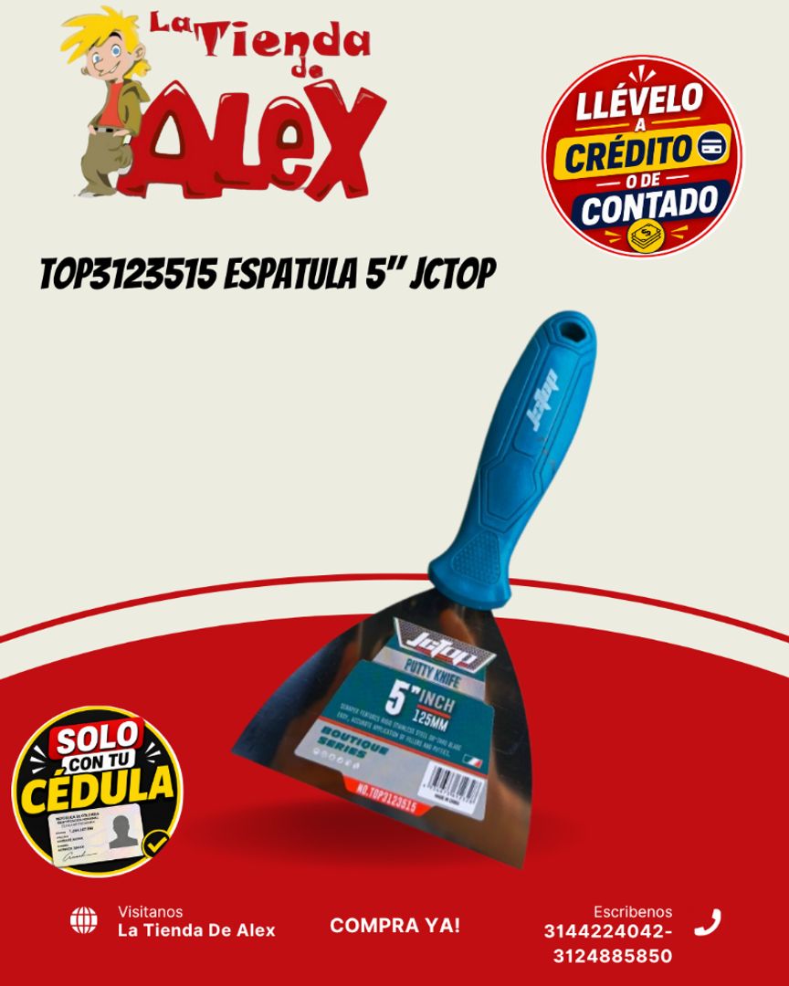 TOP3123515 ESPATULA 5" JCTOP