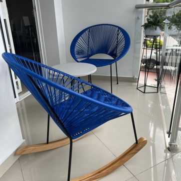 Imagen del producto Set Isabel con mesa de concreto