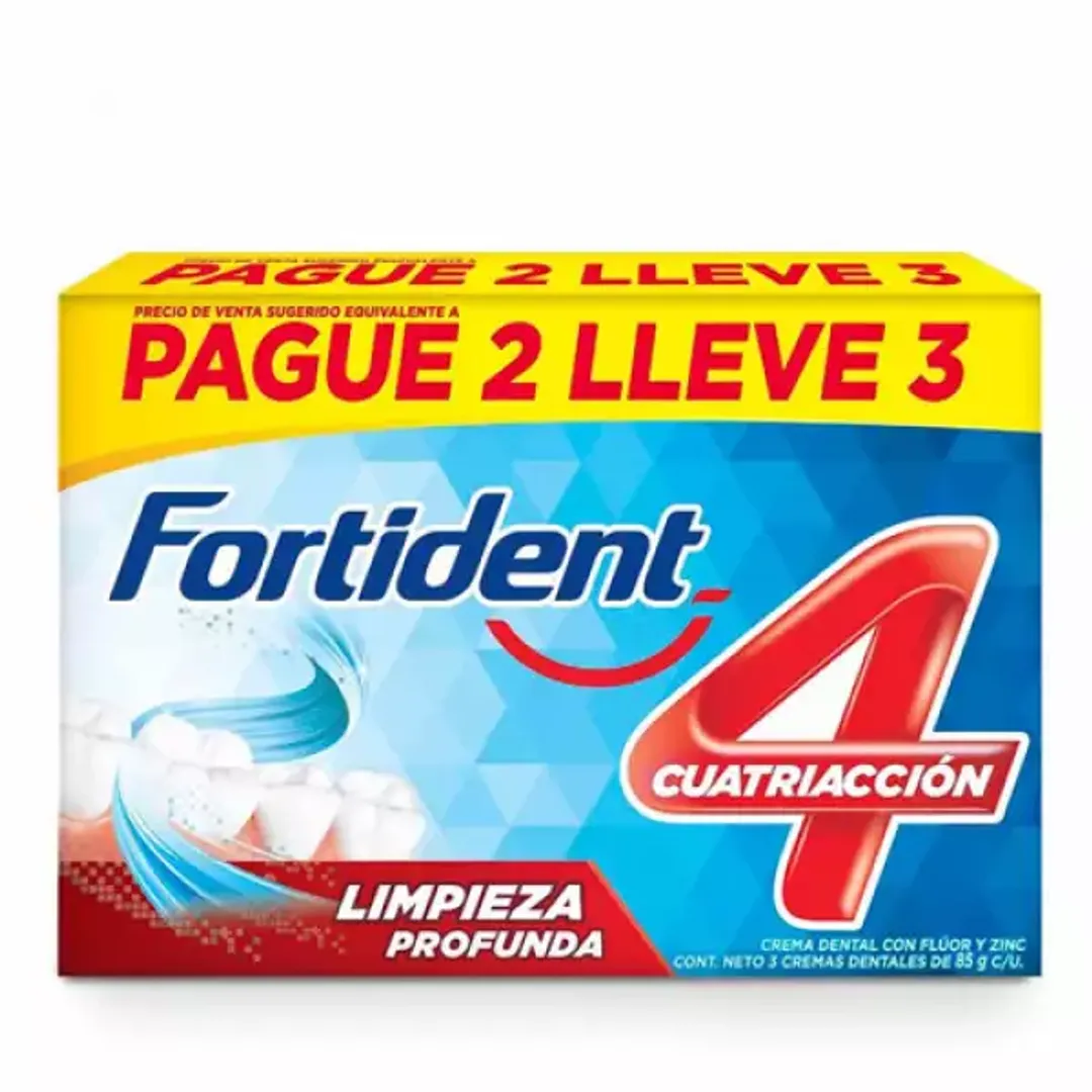 FORTIDENT LIMPIEZA PROFUNDA PG2 LL3*85G