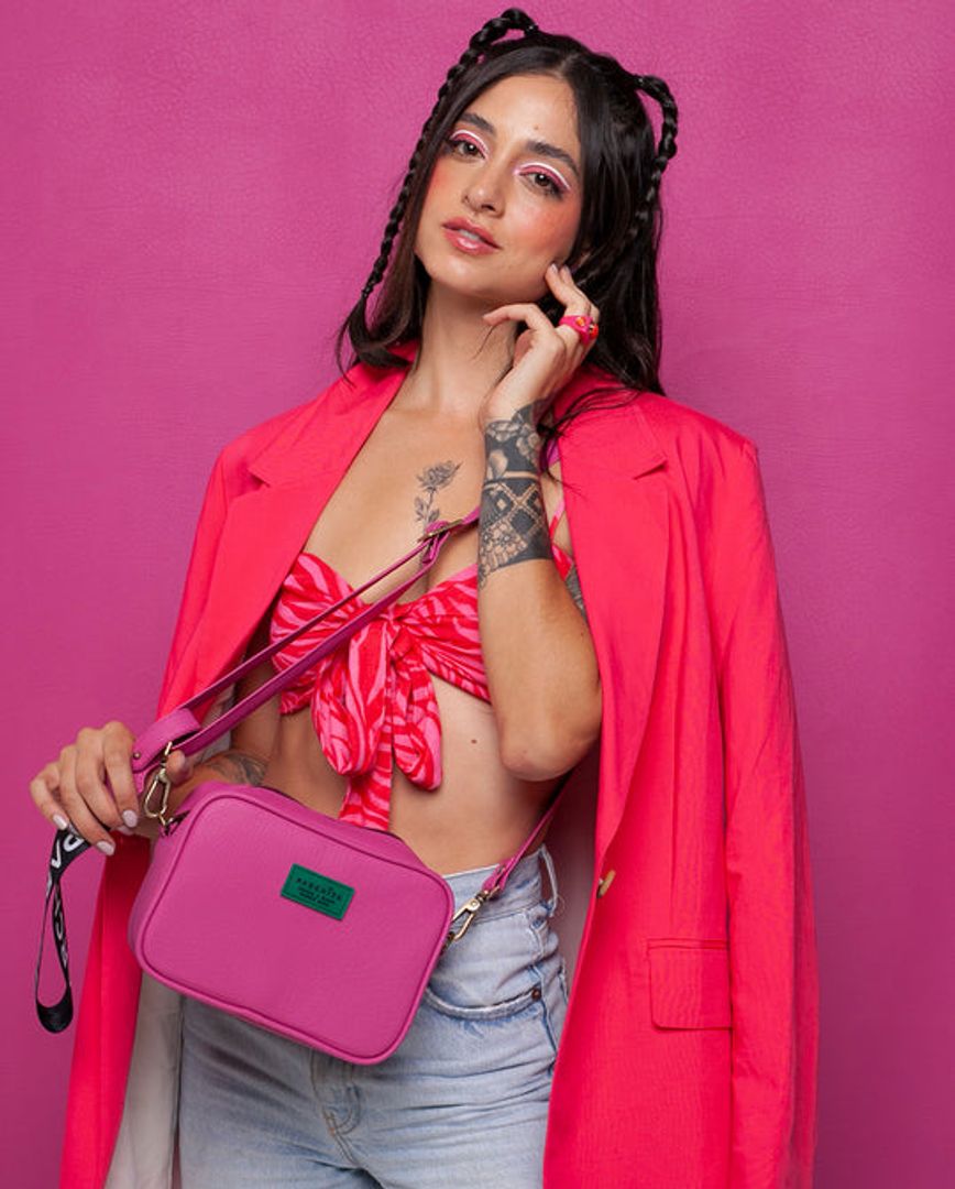 BANDOLERA MIKA FUCSIA