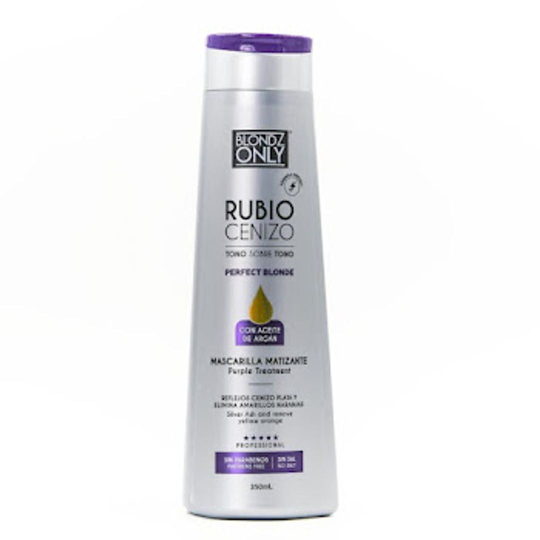 ACONDICIONADOR MATIZANTE RUBIO CENIZO 350ML BLONDZ ONLY