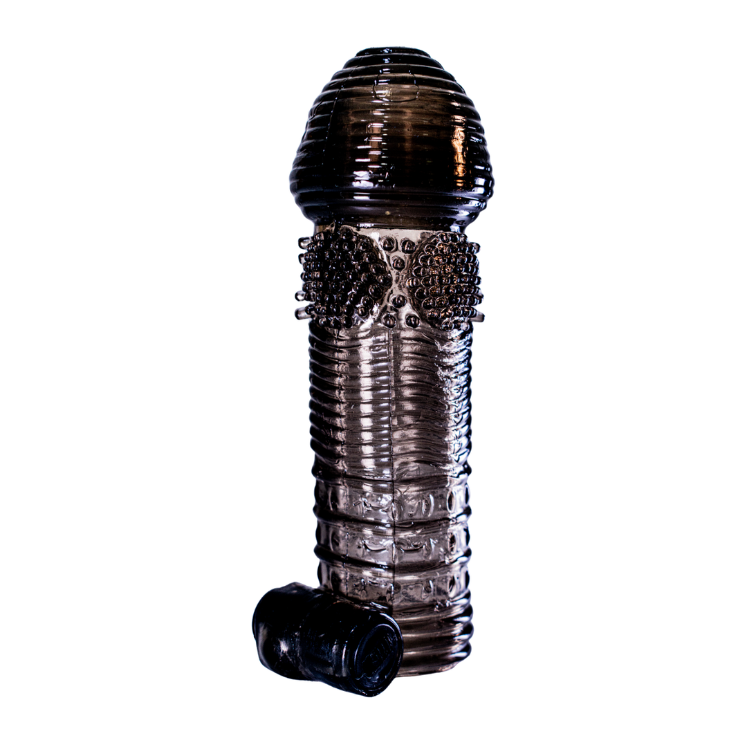 Funda Vibradora para Pene Con Texturas Estimulantes