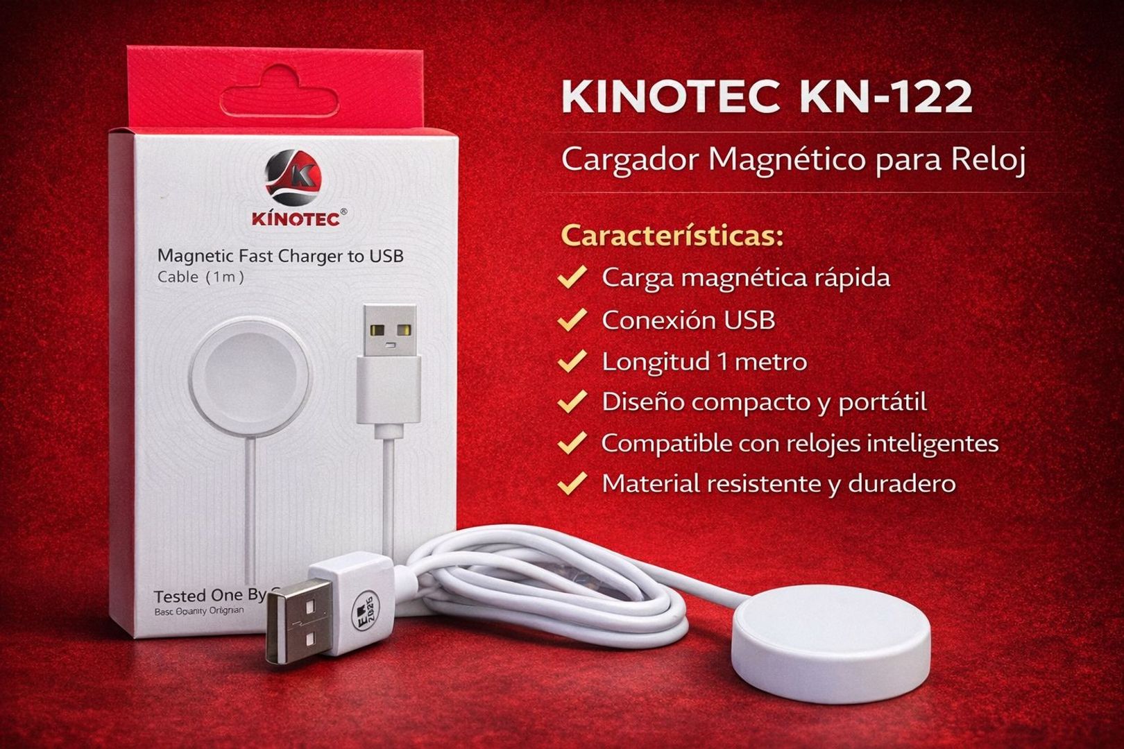 CARGADOR PARA RELOJ MAGNETICO