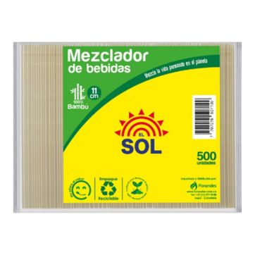 Imagen del producto  Y. MEZCLADORES REDONDOS EL SOL  X 500 UND 
