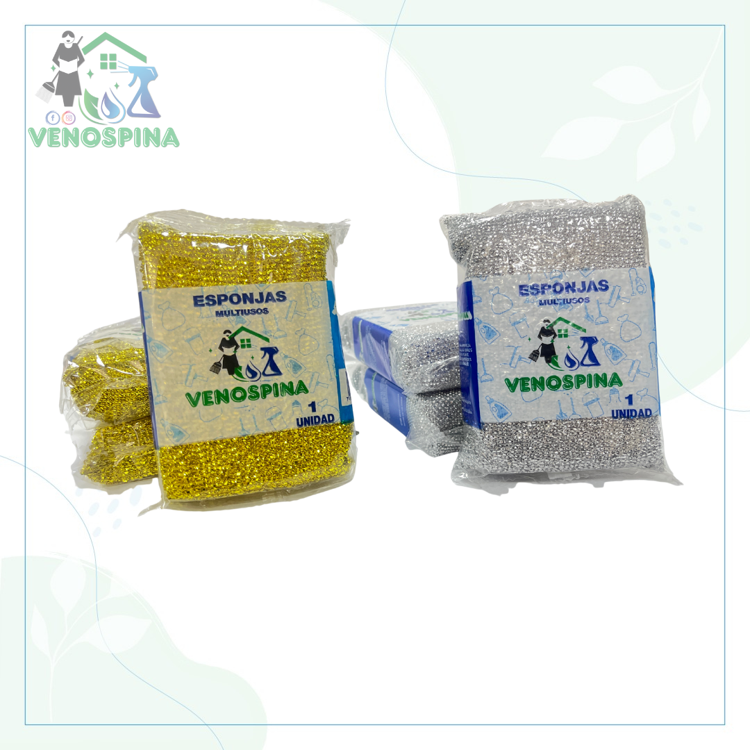 ESPONJA MULTIUSOS PLATA